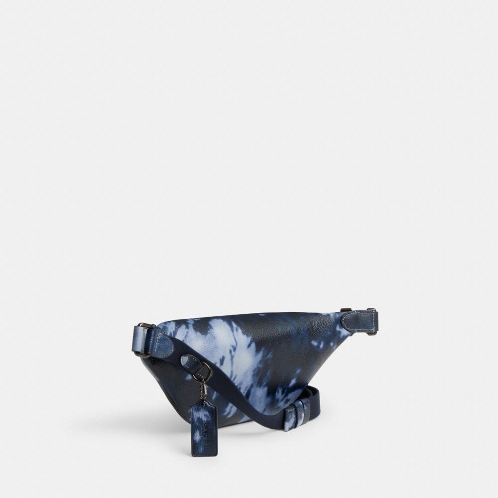 Coach Charter Belt Bag 7 With Tie Dye Print Midnight Navy Multi | COH866691