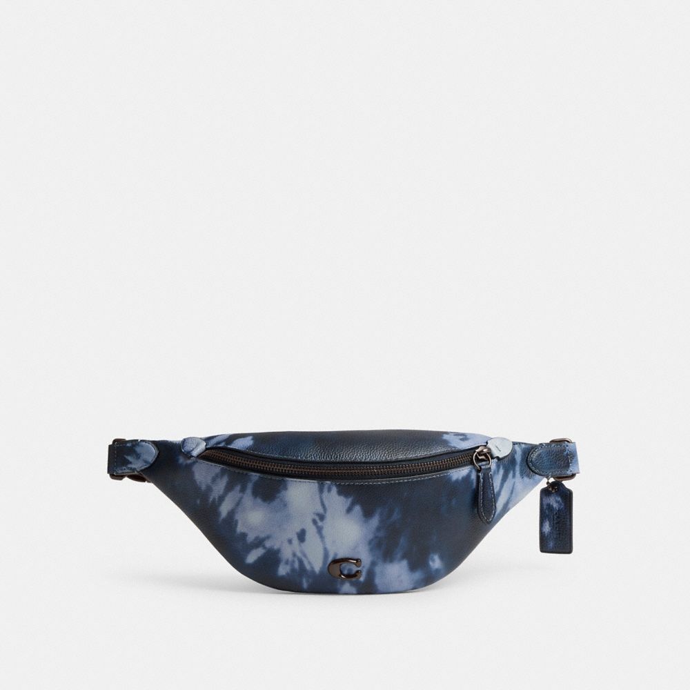 Coach Charter Belt Bag 7 With Tie Dye Print Midnight Navy Multi | COH866691