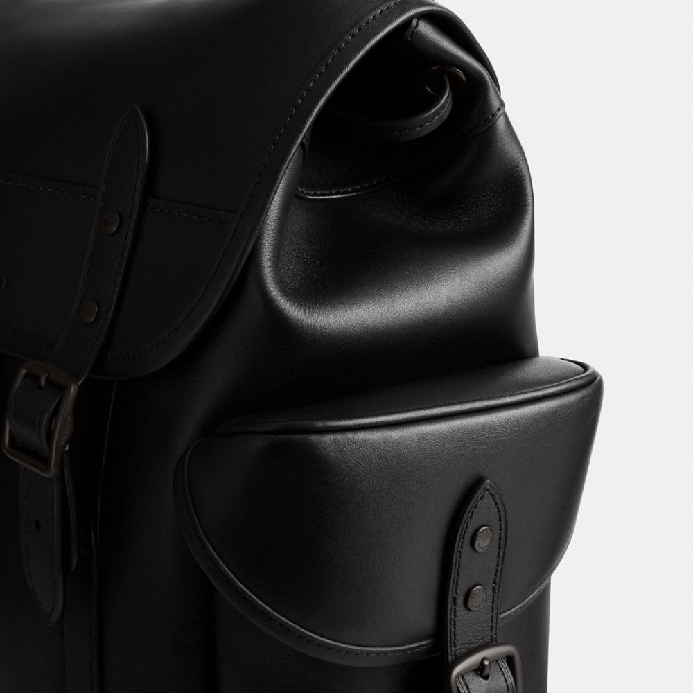 Coach Hitch Backpack Glovetan Leather/Black | COH866508