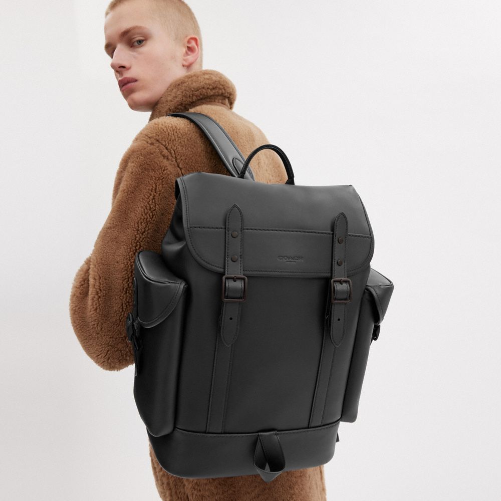 Coach Hitch Backpack Glovetan Leather/Black | COH866508