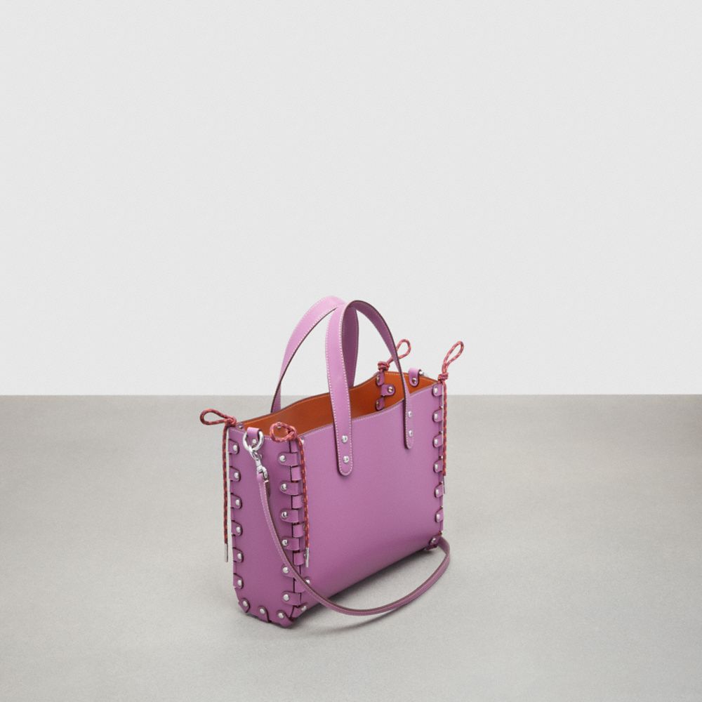 Coach The Re Laceable Tote: Medium Coachtopia Leather/Lilac Berry | COH866622