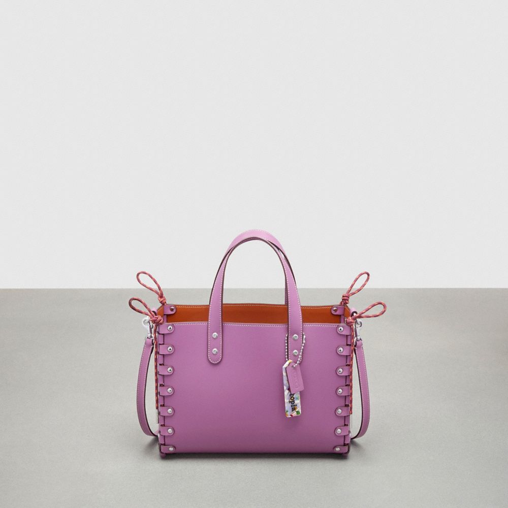 Coach The Re Laceable Tote: Medium Coachtopia Leather/Lilac Berry | COH866622